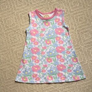 The Beaufort Bonnet Company Floral Dress in Pink and Blue